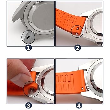 Amazon.co.jp: Moonswatch Watch用バンド、レザーストラップ